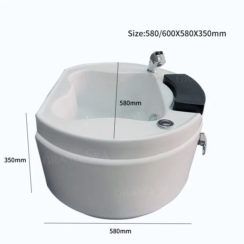High Quality Whirlpool Spa Footbath Massage Pedicure Equipment Indoor Portable Footbath Foot Bath Light Surfing