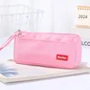 Labeled pencil case pink