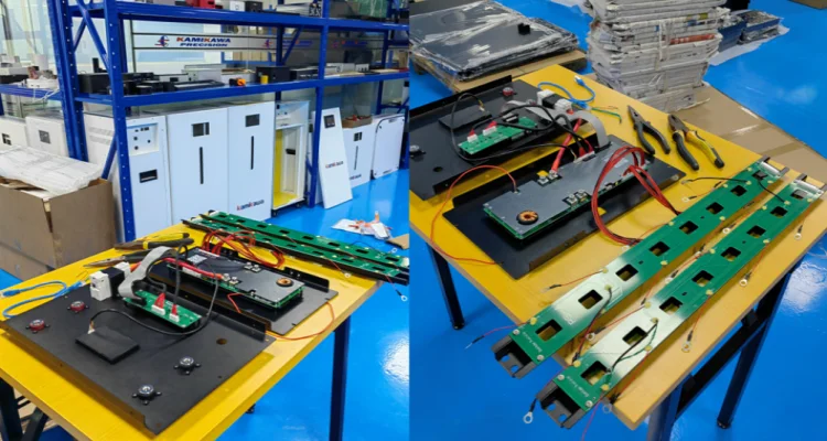 Battery Rack For Testing Professional LiFePO4 Battery Box, Battery Case & Battery Racks: 48V 16S ...