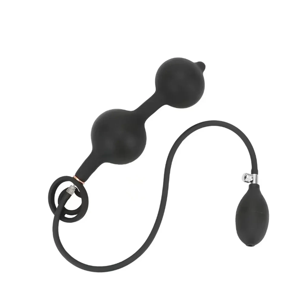Hidden Homemade Ass Intruder XXL Anal Beads Huge Inflatable Butt Plug for Mens