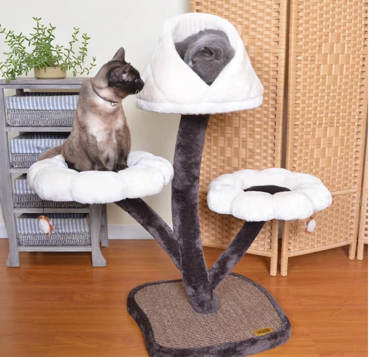 High Quality Giant Real Wood Natural Paradise Cat Tree For Sale Buy