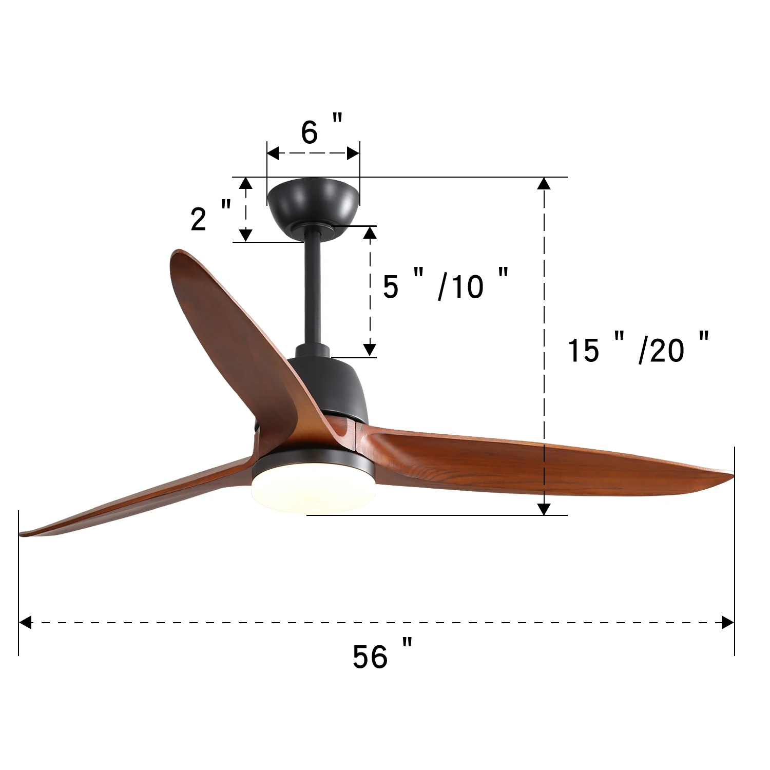 Energy Saving Electric Remote Control Led Crystal Chandelier Ceiling Fan With Light