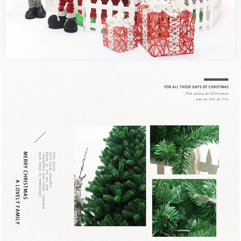 Luxury Christmas Tree Decorations 45300cm High Pvc Christmas Tree