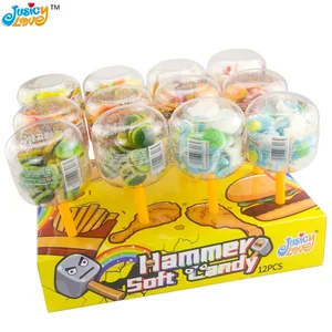 Hot Selling Wholesale Hammer Shape Toy Fruity Sweet Gummy Soft Candy