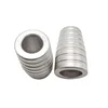 Silver tapered aluminum head 1 pair