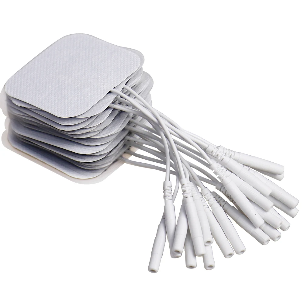 5x5cm Silicone Gel Massage Pad Tens Electrode Pads For Therapeutic