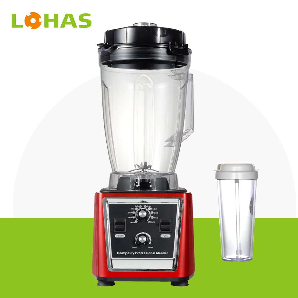 Lohas Profesional Perindustrian Tugas Berat Pengisar Berkelajuan Tinggi Pemproses Makanan Komersial dengan Ciri-ciri Pengadun Pengisar Juicer