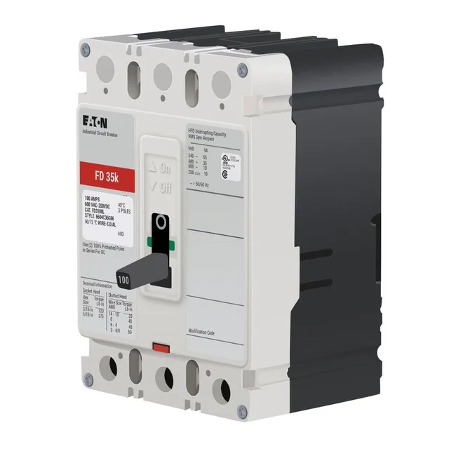 Original Brand New FD3100L Molded Case Circuit Breaker for PLC