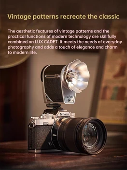 Godox Lux Cadet Retro Flash Fan-Shaped Dual-Mode Retro Camera Flash Light for for Canon Nikon Sony Fujifilm Cameras detail image