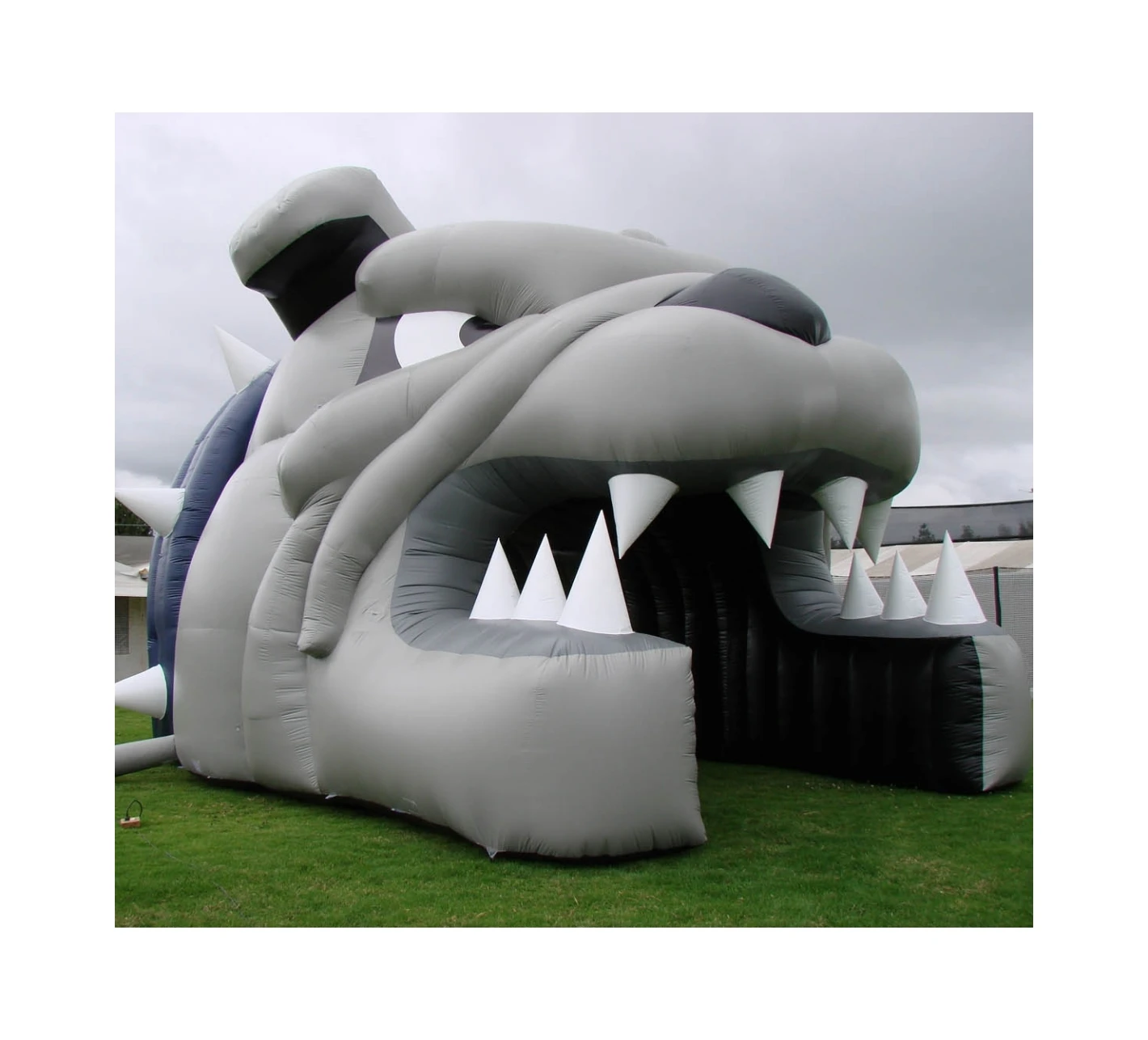 Custom Giant Football Team Mascot Bulldog Tunnel Inflatable, image size:1420x1286