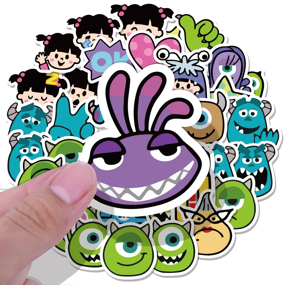zy1701c 40pcs monsters inc cartoon stickers
