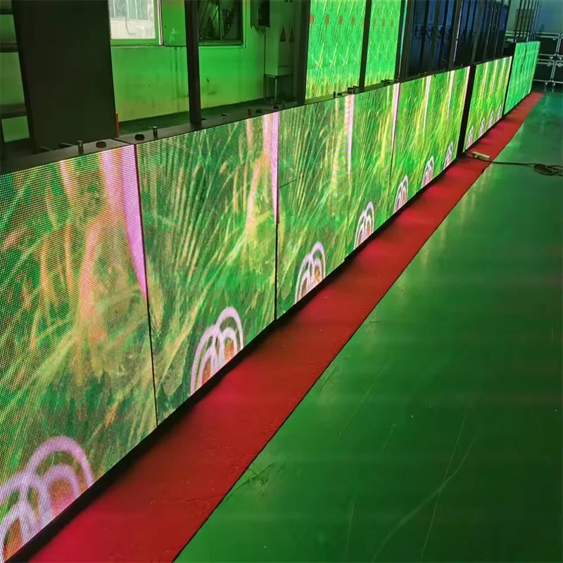 Outdoor IP65 P6.67 Steel Iron Cabinet 960*960mm Building Wall Fixed Install Led Screen Display for Commercial Advertising details