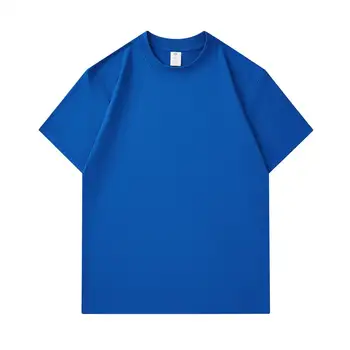High Quality 260 GSM Drop Shoulder Heavyweight T shirt Luxury Blank Heavy Cotton Custom Streetwear Oversized T Shirt Man