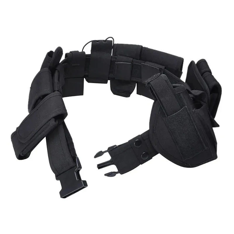 Premium Detachable Tactical Duty Security Belts Training Duty Security Multifunctional Utility Kit Duty Belt with Pouch Set