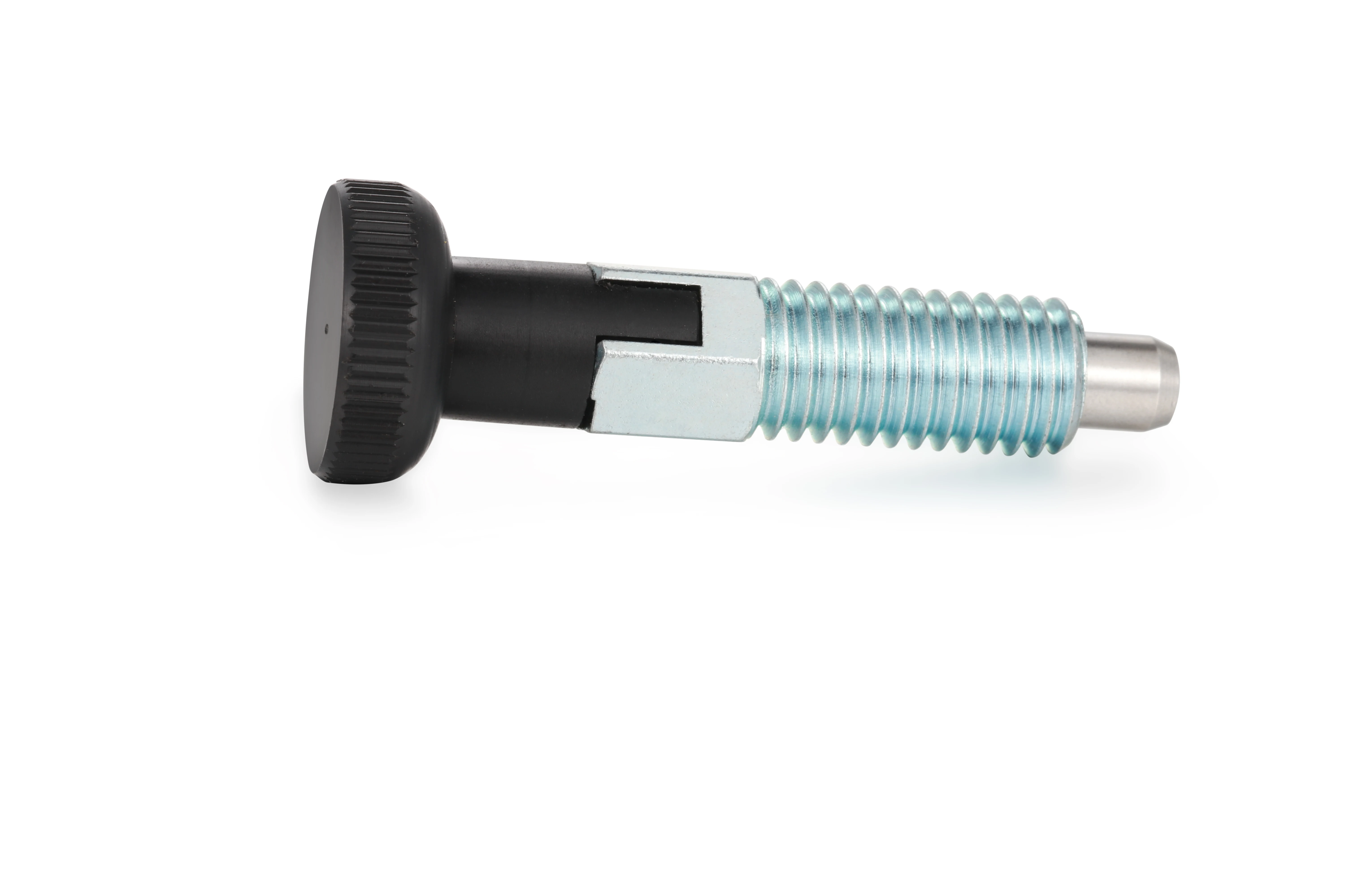 product good quality plastic round hand knob retractable spring plunger with locking rest position-62