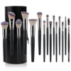 makeup brush set +round barrels