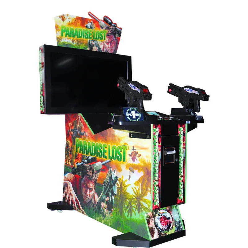 Ultra Firepower 42 LCD 3-in-1 Video Simulator Kids' Arcade Shooting Gun Game Machine LED Electronic Coin Coin Operated Games