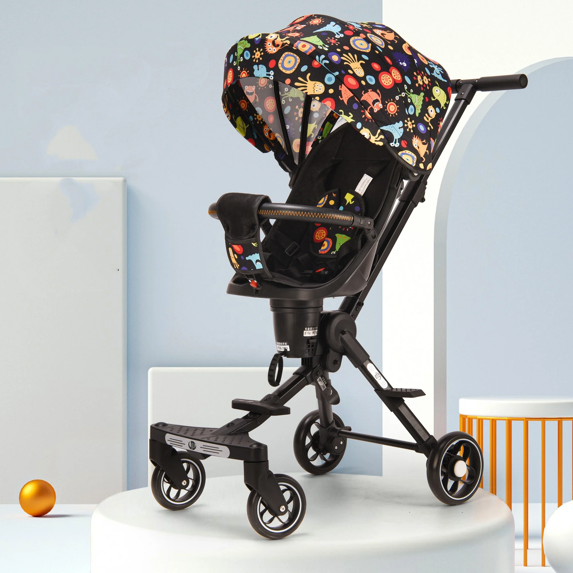 Luxurious Pushchair Baby Stroller Factory with High Quality Child Baby Stroller