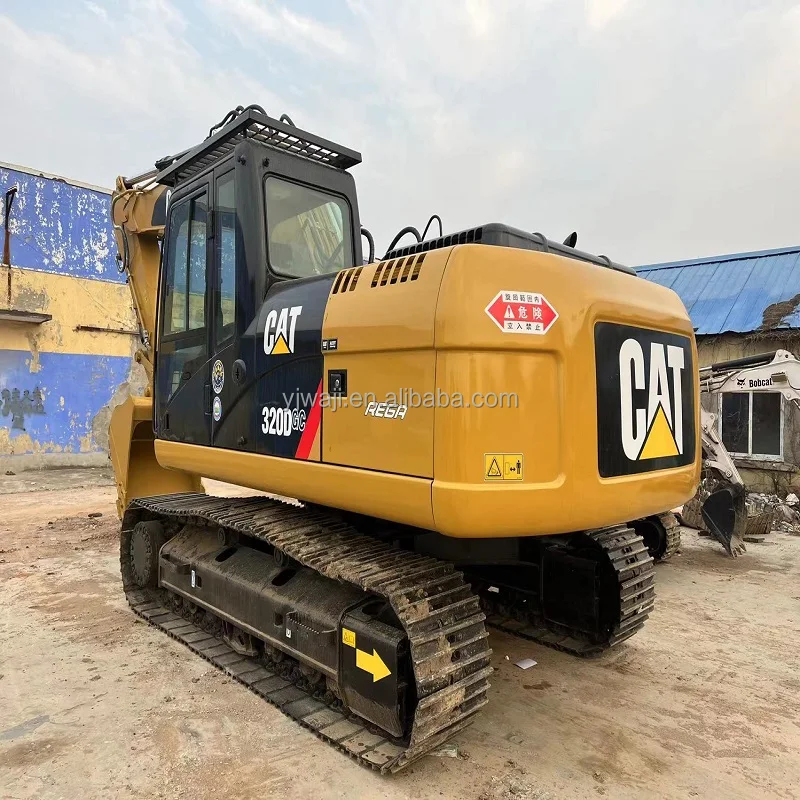 Second Hand Cat 320d Used Construction Caterpillar 320 D Earth Moving Excavator Machine Cat 320b 4056