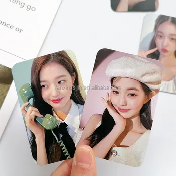 Kpop photocards custom printing double side color postcards K-pop Holographic Paper photocard