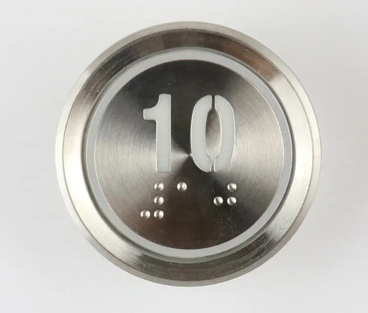 Original Elevator Button MTD265 MTD303 MTD330 Braille No Braille Round Button for Star Accessories