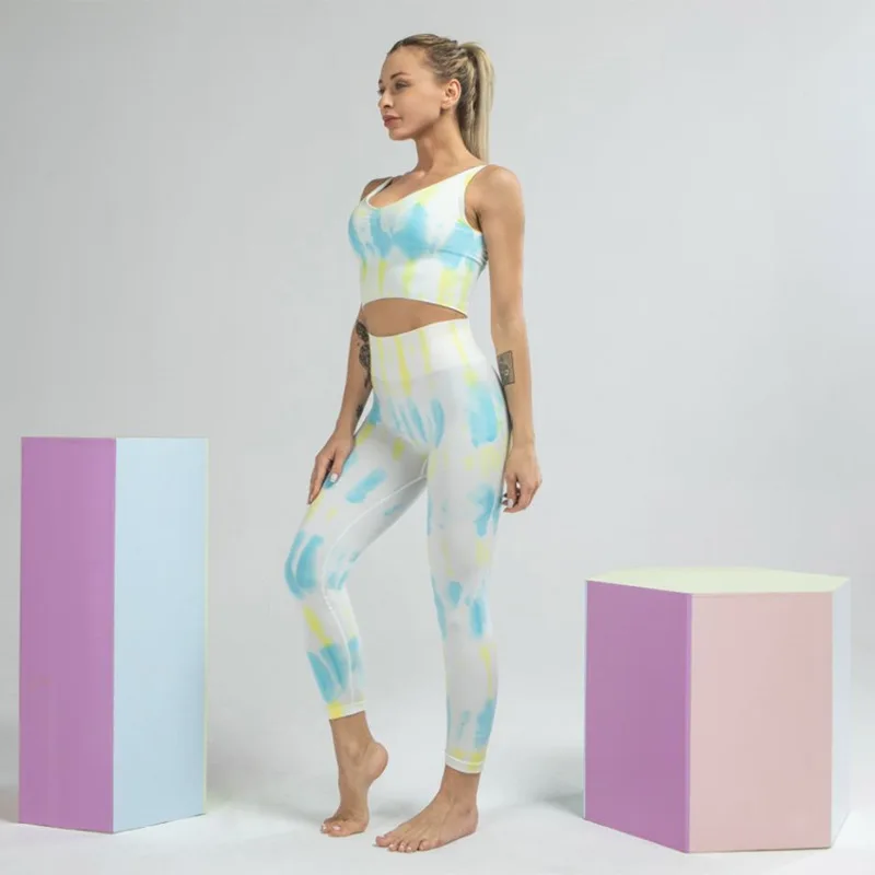 Tie dye yoga set Clearance
