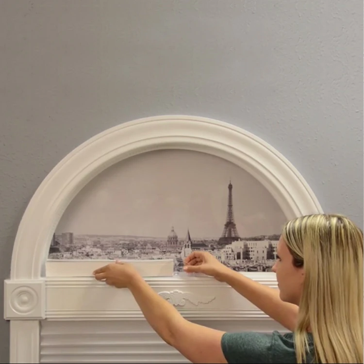 Arch Blinds Light Filtering Fabric Shade DIY Trim to Size Arch  Curtain Arch Window Coverings