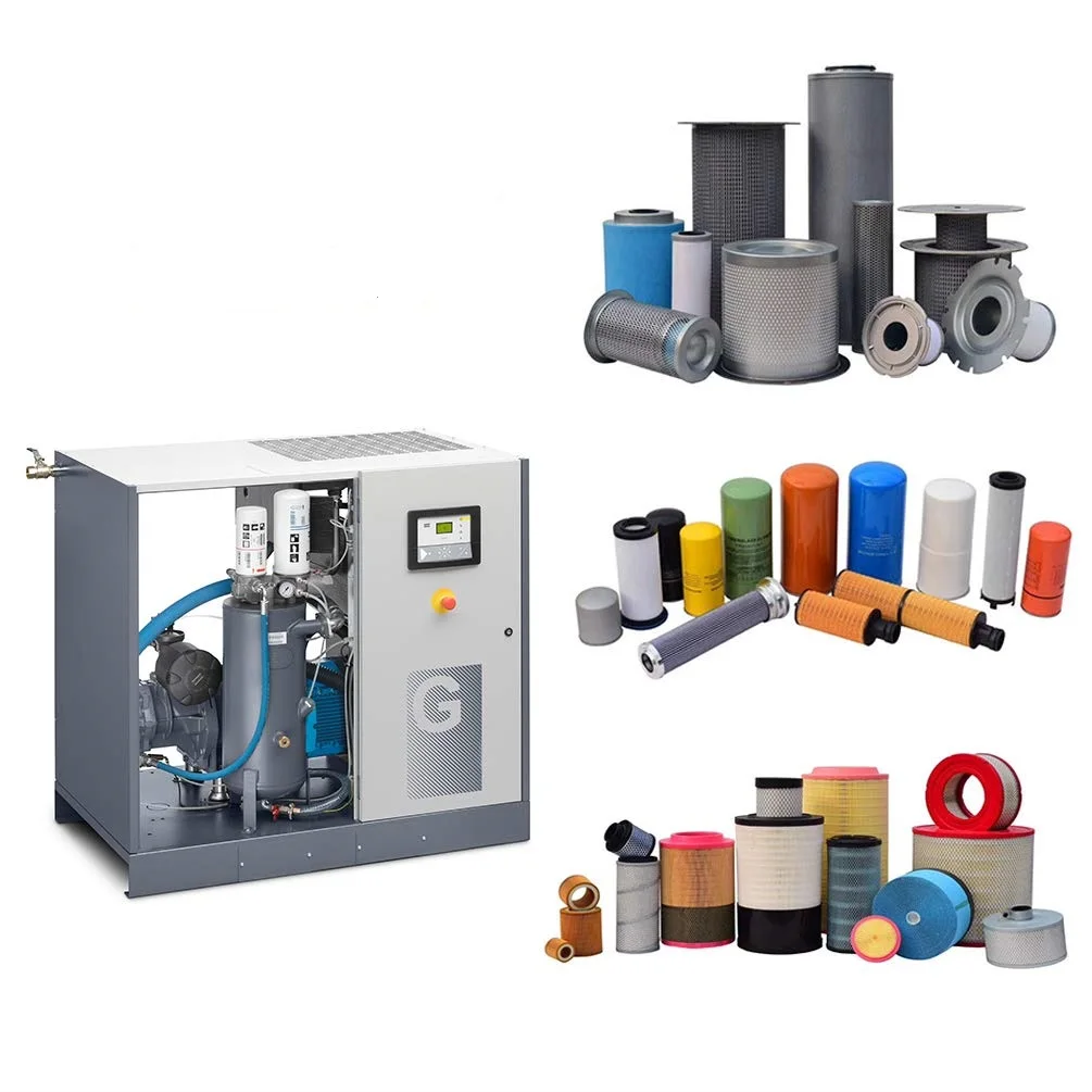 2901086501 Filter Kit Compatible with Atlas Copco Air Compressor Oil Separator 1622062301 Oil Filter 1513033701 Air Filter 16220