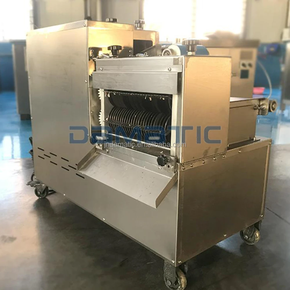 Fresh Meat Cube Cutting Machine Chicken Breast Fish Fillet  Cutter Cooked Meat Salmon Slicer Machine