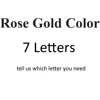 Rose gold 7 letters