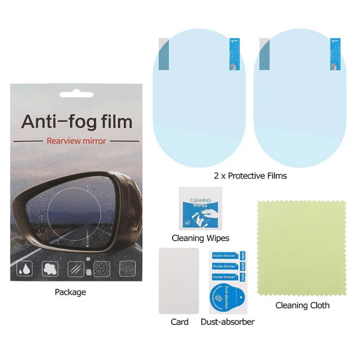 Fog Mist Nano Coating proof Rearview Anti Rain Car Mirror Window Protective Film