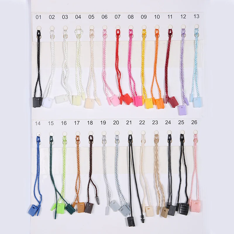 Custom Multi Color Wholesale Cheap Stock Garment Hang Tag Plastic Seal