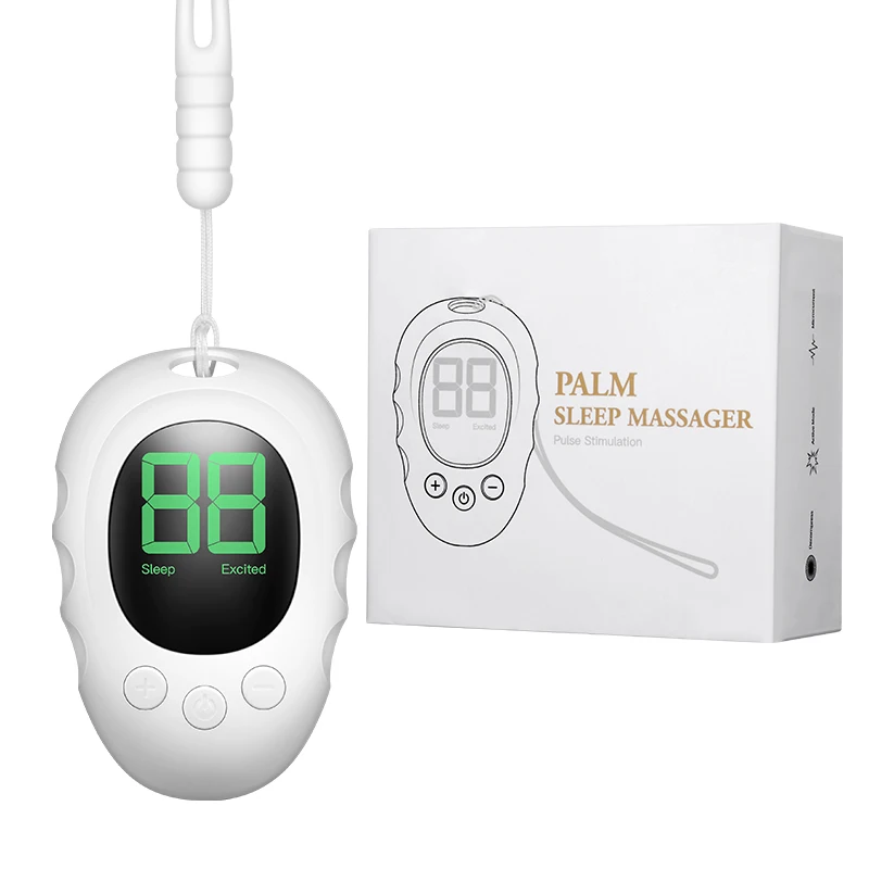 Comfortable Sleep Therapy Device  Relaxing Brain Sleep Device Microcurrent Heating Hand Warmer Hand Grip Pulse Sleep Aid