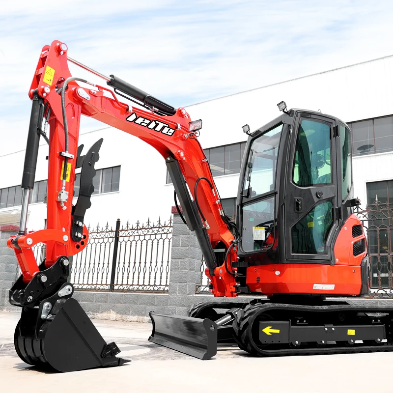 Customized LEITE Mini Excavator Small Digger With Attachments Excavators 3.5ton New Mini Crawler Digger Mini or Trencher Farm
