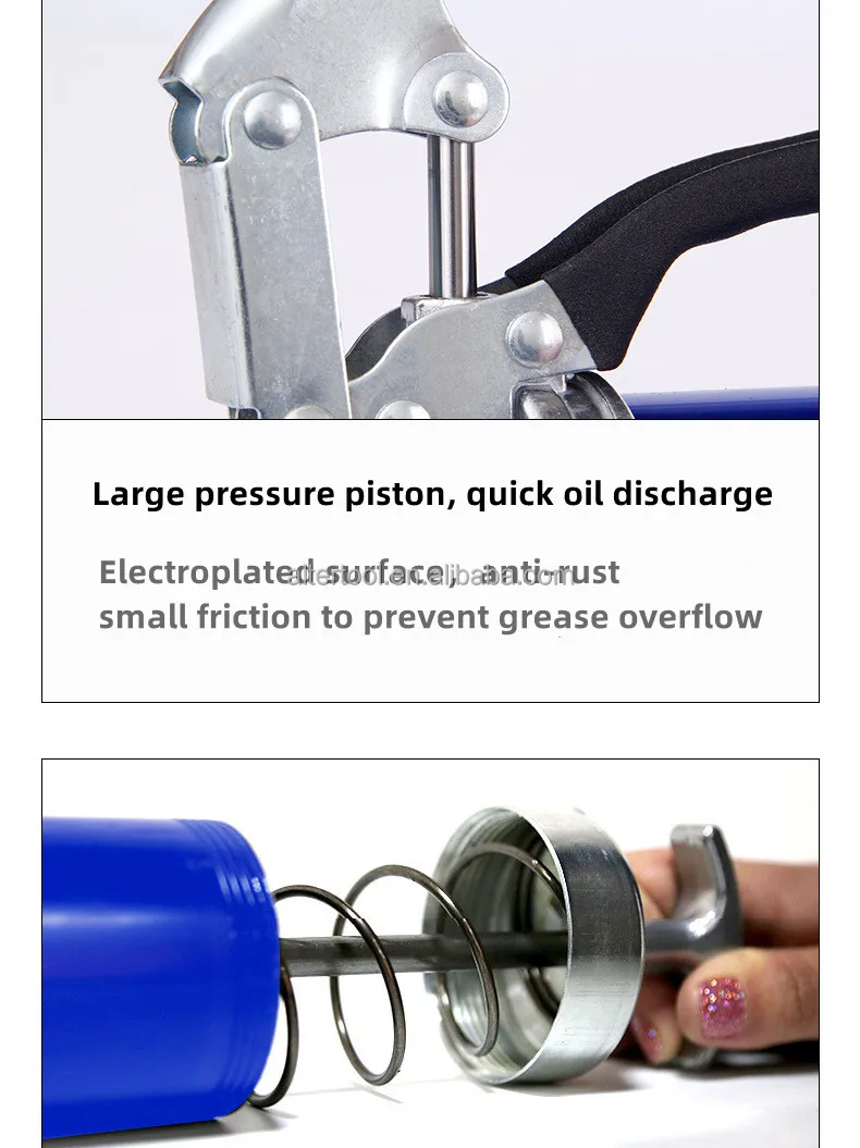 400cc High Quality Manual Grease Gun Heavy Duty Professional Hand High