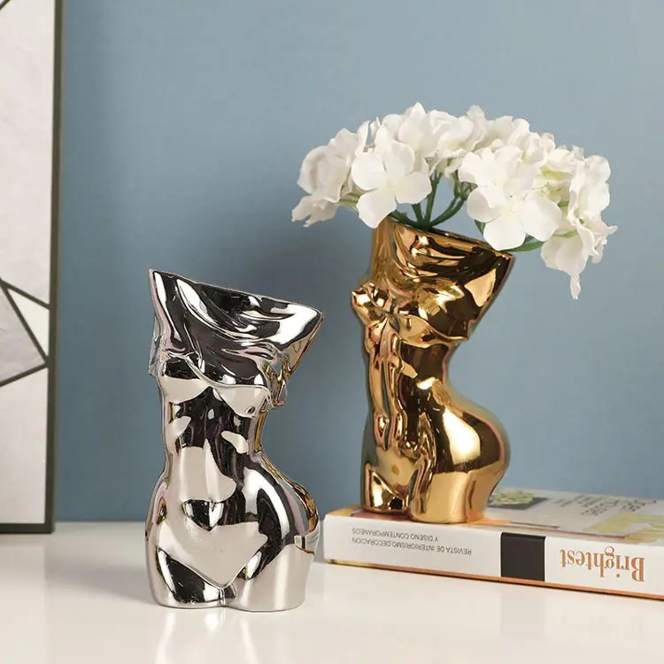 Luxury Modern Big Vase Nordic Flower Vase Salon Minimalist