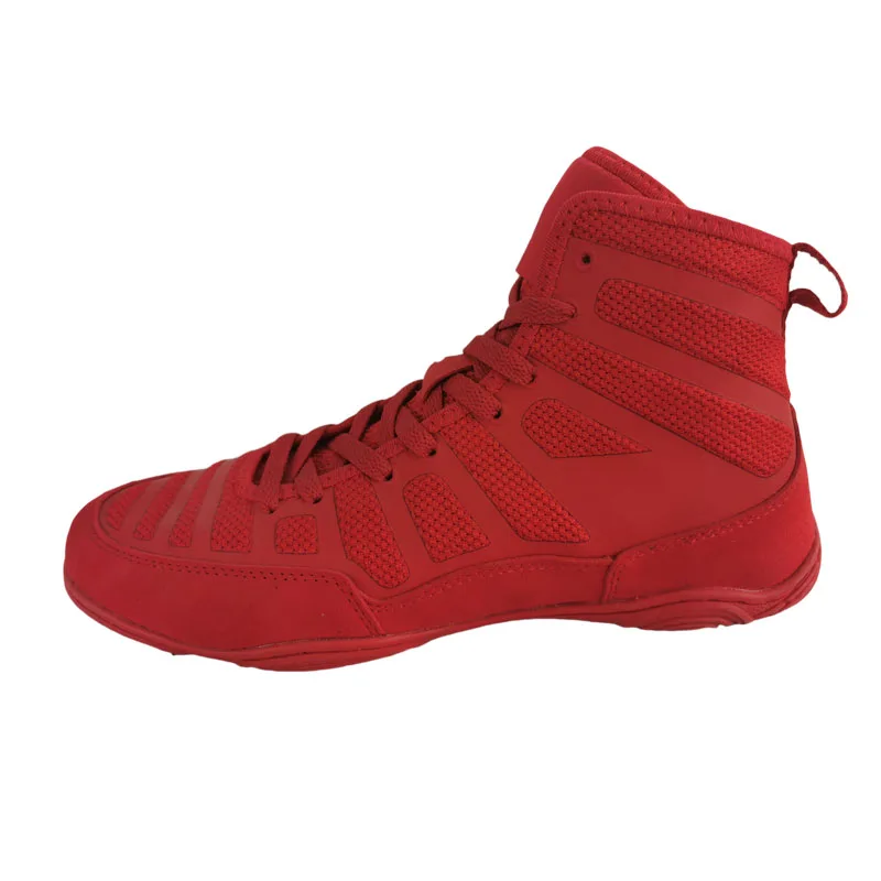 Factory Customize Men Brand Breathable  Mesh Boxing Shoes Wholesale  High Quality  Cheap Price Women Wrestling Boxing Shoes