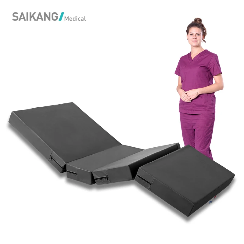 SKP008 SAIKANG Factory Polyurethane Waterproof Foldable Decubitus Medical Hospital Bed Mattress