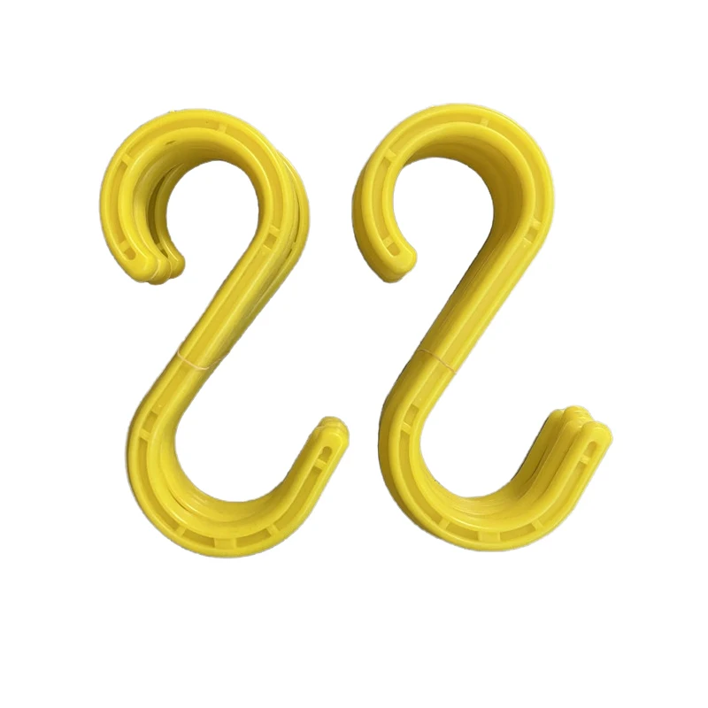 150MM Material PLASTIC Cable S Shaped Hooks Fire Retardant Grade Construction Site Wire S Hook Plastic Hook for Insulator