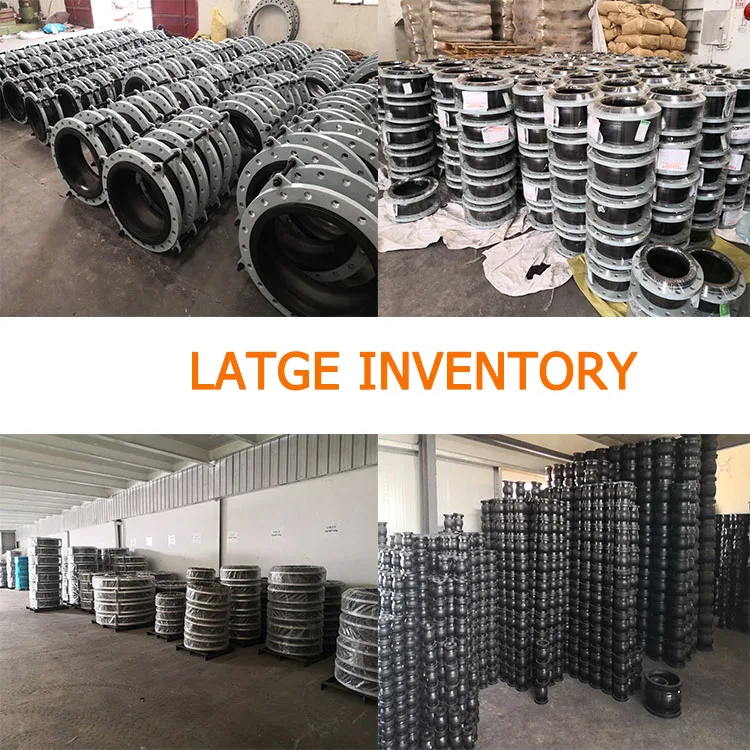 Dn125 6 Inch High Quality Epdm Soft Flexible Rubber Expansion Joint Rubber Pipe Joint