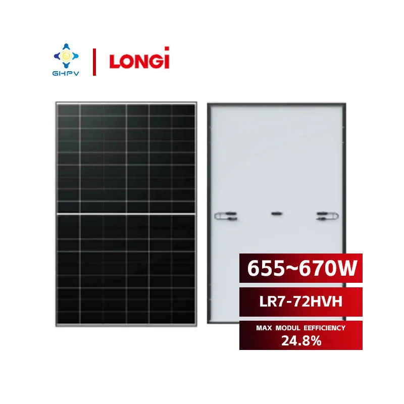 Longi Hi-Mo X10 Solar Panels - 655W to 670W Mono Facial Half Cell