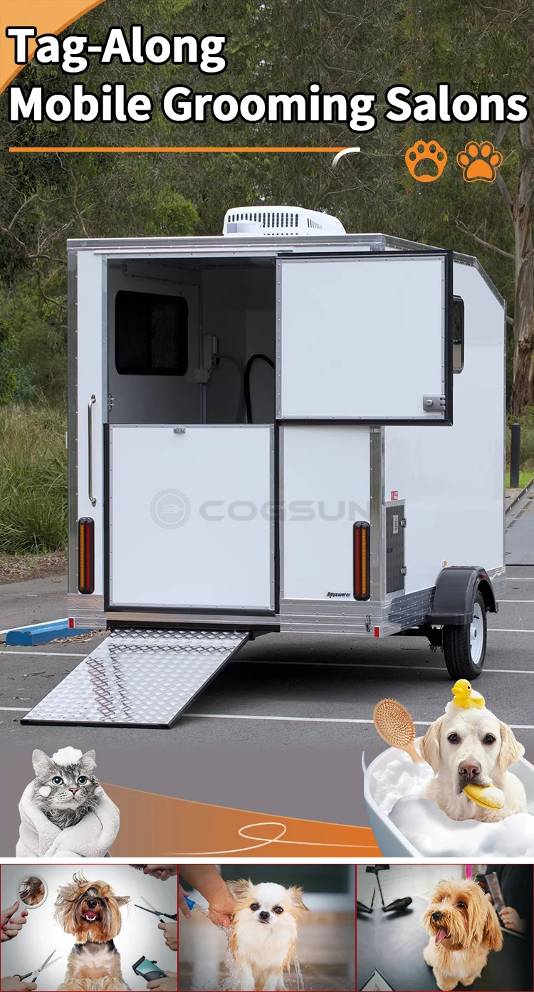 Fashional Street Sale Fully Equipment Pets Mobile Dog Washing Grooming Multifunction Trailer Alibaba