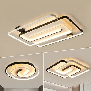 Zeal Lighting Three Colors Ceil Lamp Living Room Bedroom 48W ultra Thin Remote Control Led Ceiling Light