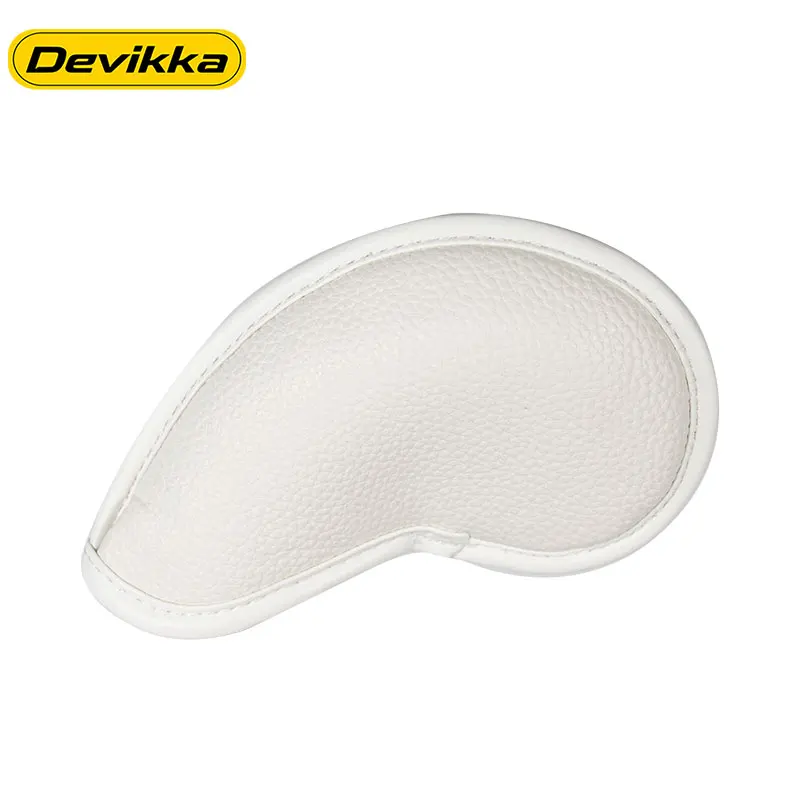 Devikka Konday OEM Customizable Waterproof PU Leather Lightweight White Golf Iron Headcover Set Custom Logo Customized Design