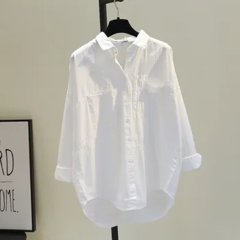 Dropshipping hsd Supplier Young Girls Fashion Office Lady fashion chiffon elegant White blouses Women