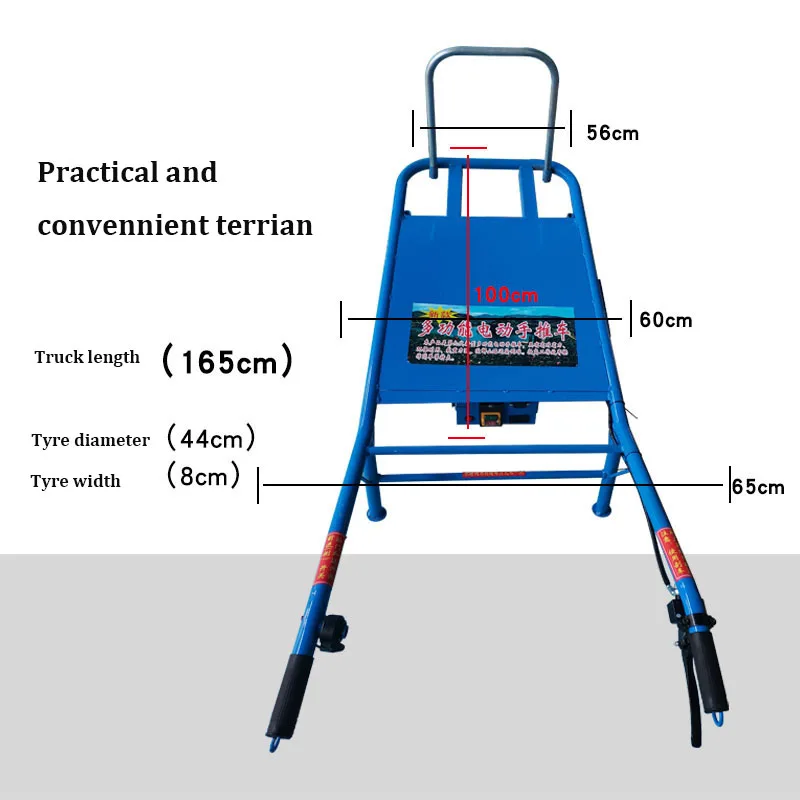 Gasoline Engine/electric Heavy Duty Wheel Barrow Motorized Power