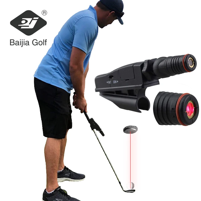 Pushrod laser aiming trainer Golf Laser Swing Practice Trainer Golf Putting Alignment Training Aids