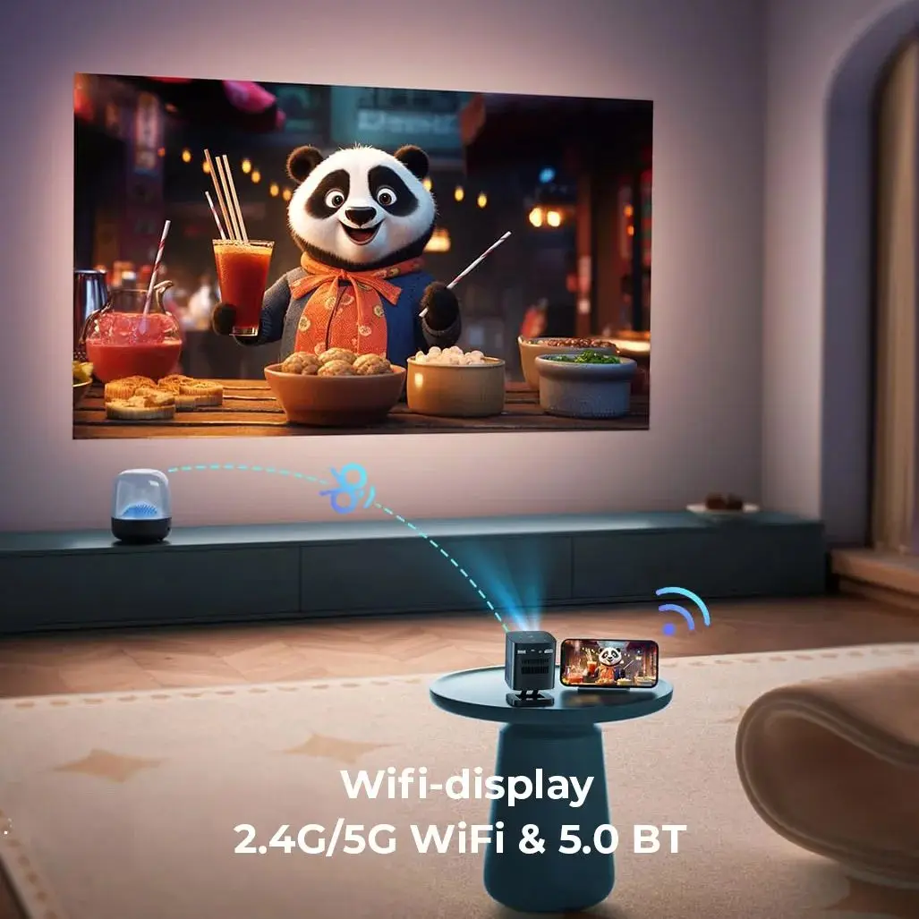 BYINTEK P19 Mini Small 3D Android DLP Pico Mobile Home Cinema Pocket Video Planetarium Projector Proyector Portatil 4K