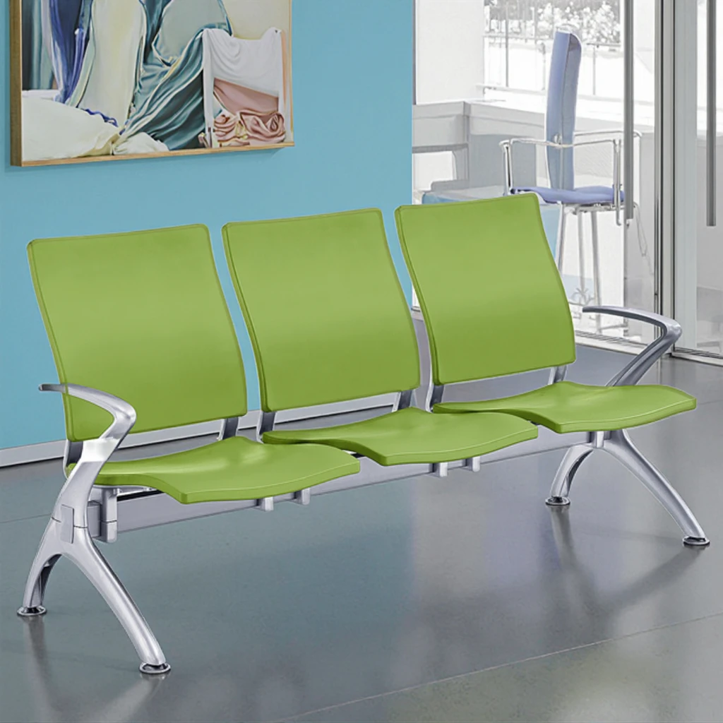 Multi-Position Ergonomic Steel Framework Modern Hospital Chair for Healthcare Adaptable Use in School and Office Durable 4