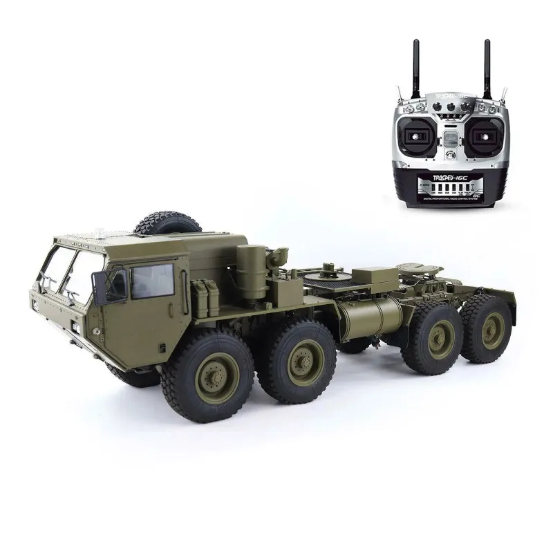 Camion militaire HG-P802 Pro 8x8 HEMMT 1/12e avec LED et sons